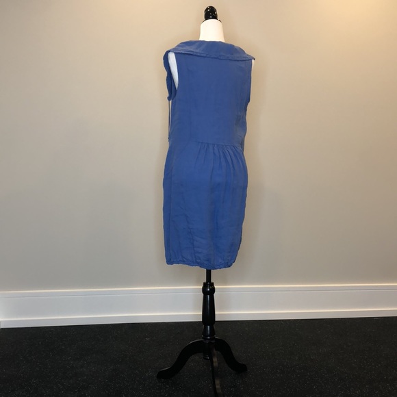 FINAL SALE! Blue Rosemarine Mini Dress - Picture 3 of 5